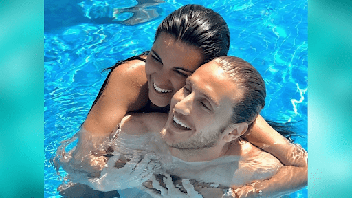 Eugenio Siller with his dating partner Maite Perroni. 