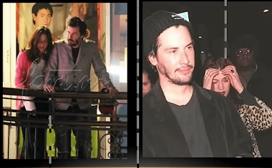 Keanu Reeves and his girlfriend Jennifer Syme. 